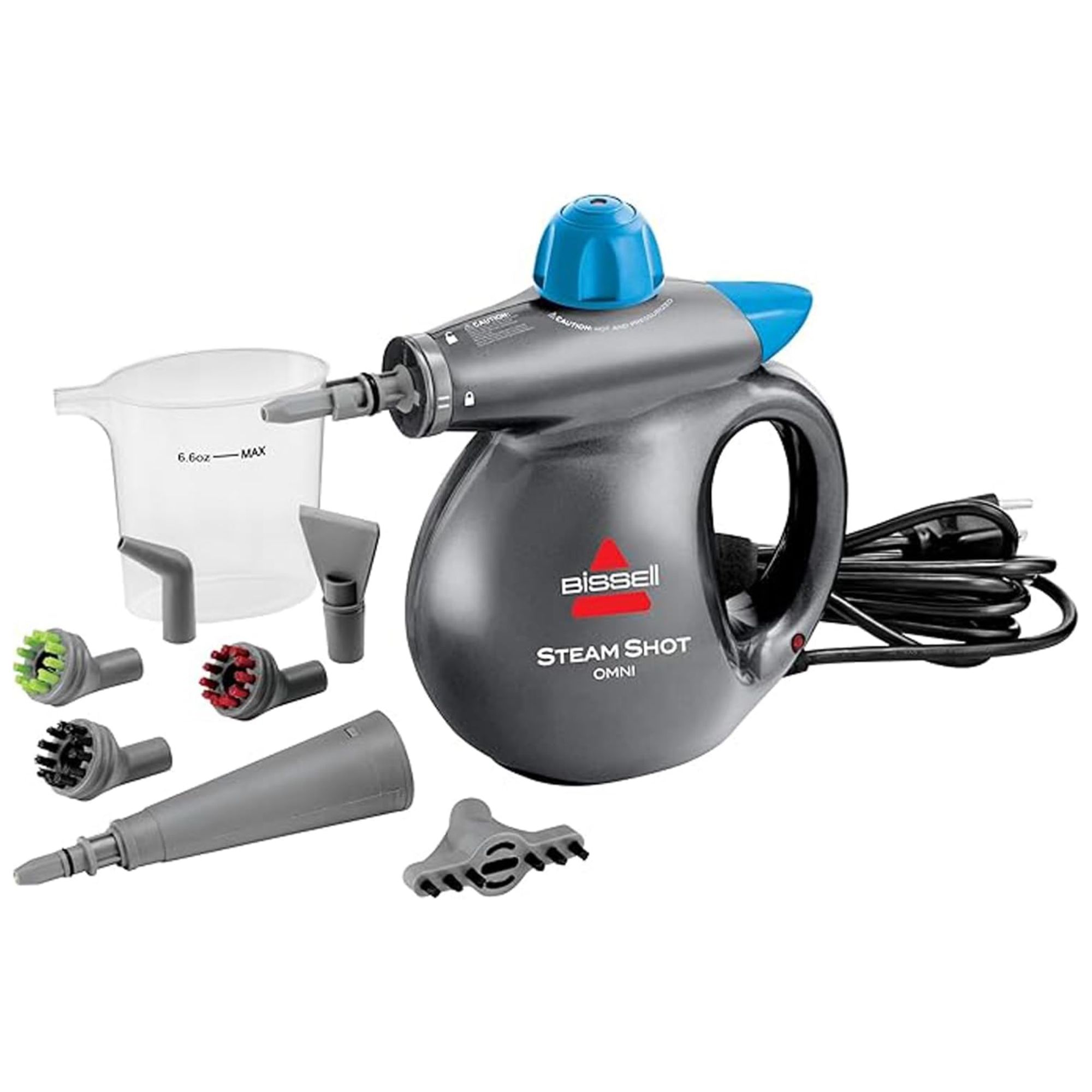 Bissell steam shot omni with various attachments