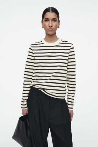 Clean Cut Regular Long-Sleeved T-Shirt