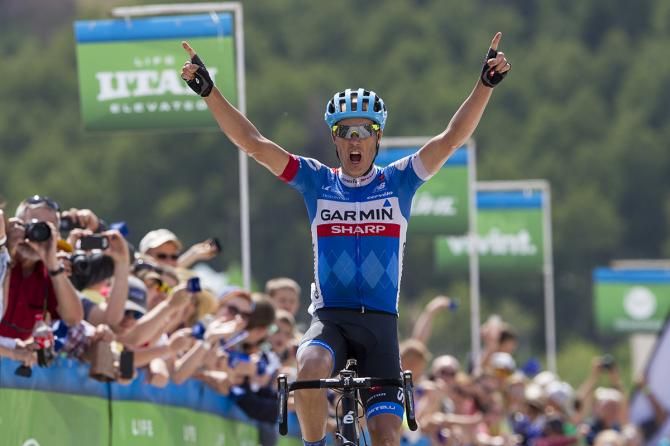 Tom Danielson (Garmin-Sharp) wins solo atop Powder Mountain