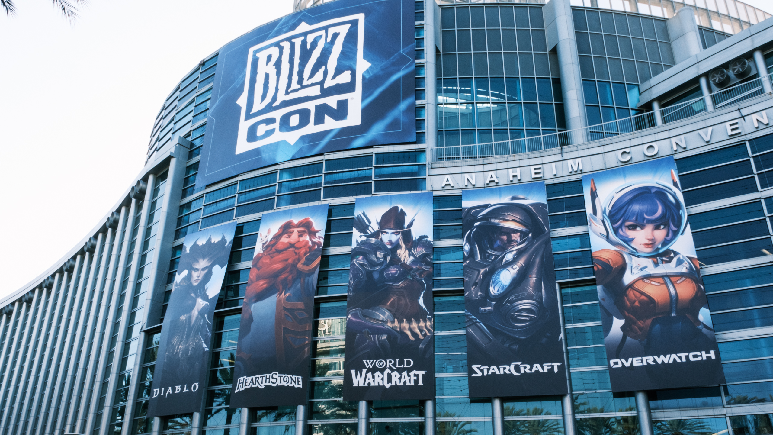BlizzCon 2026 convention center exterior. 