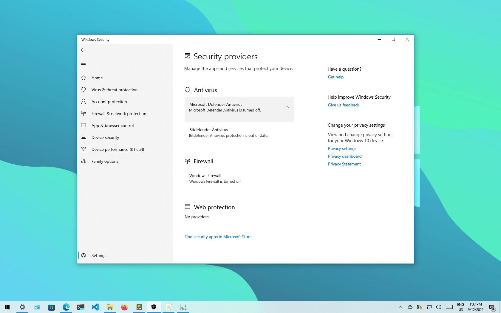 How do I permanently disable Windows Defender in Windows 10?