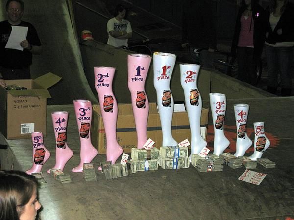 Ever raced for a leg trophy?