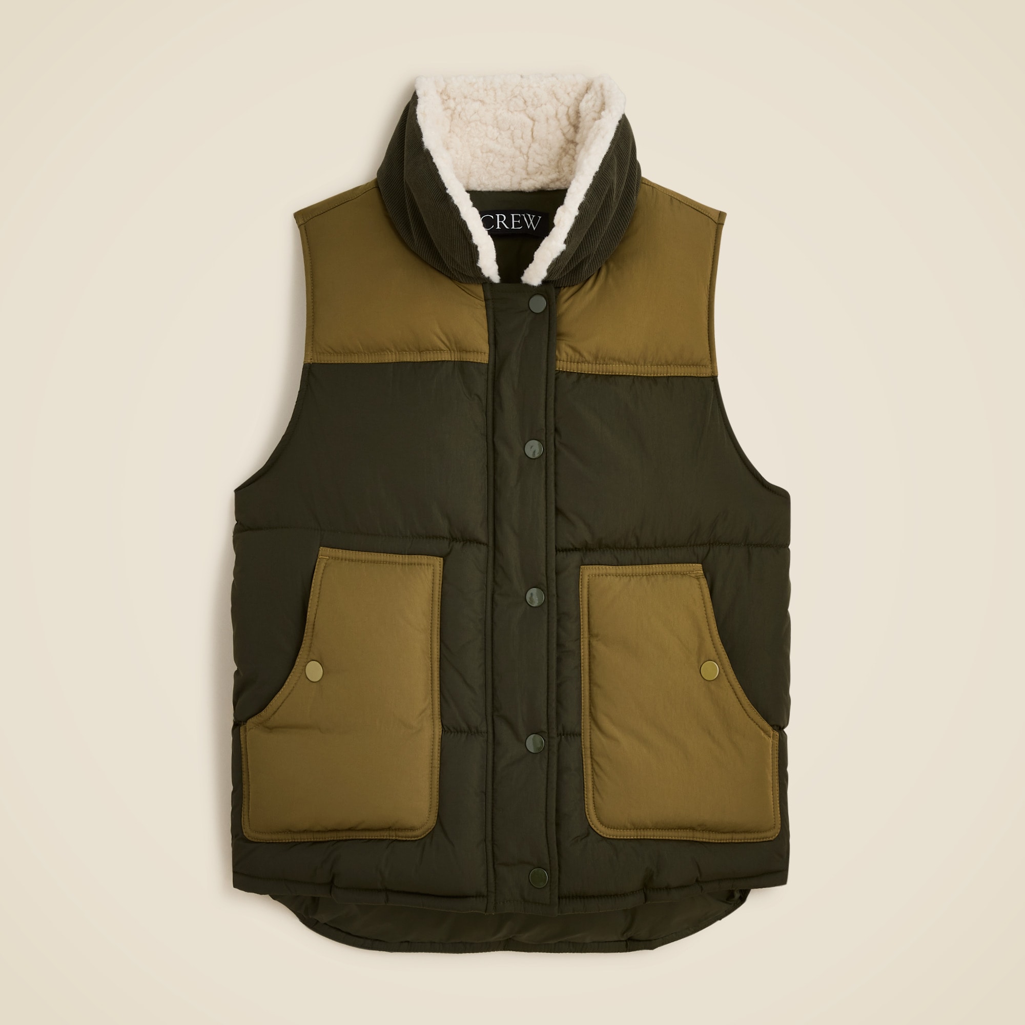 Colorblock Puffer Vest With Primaloft&amp;reg;
