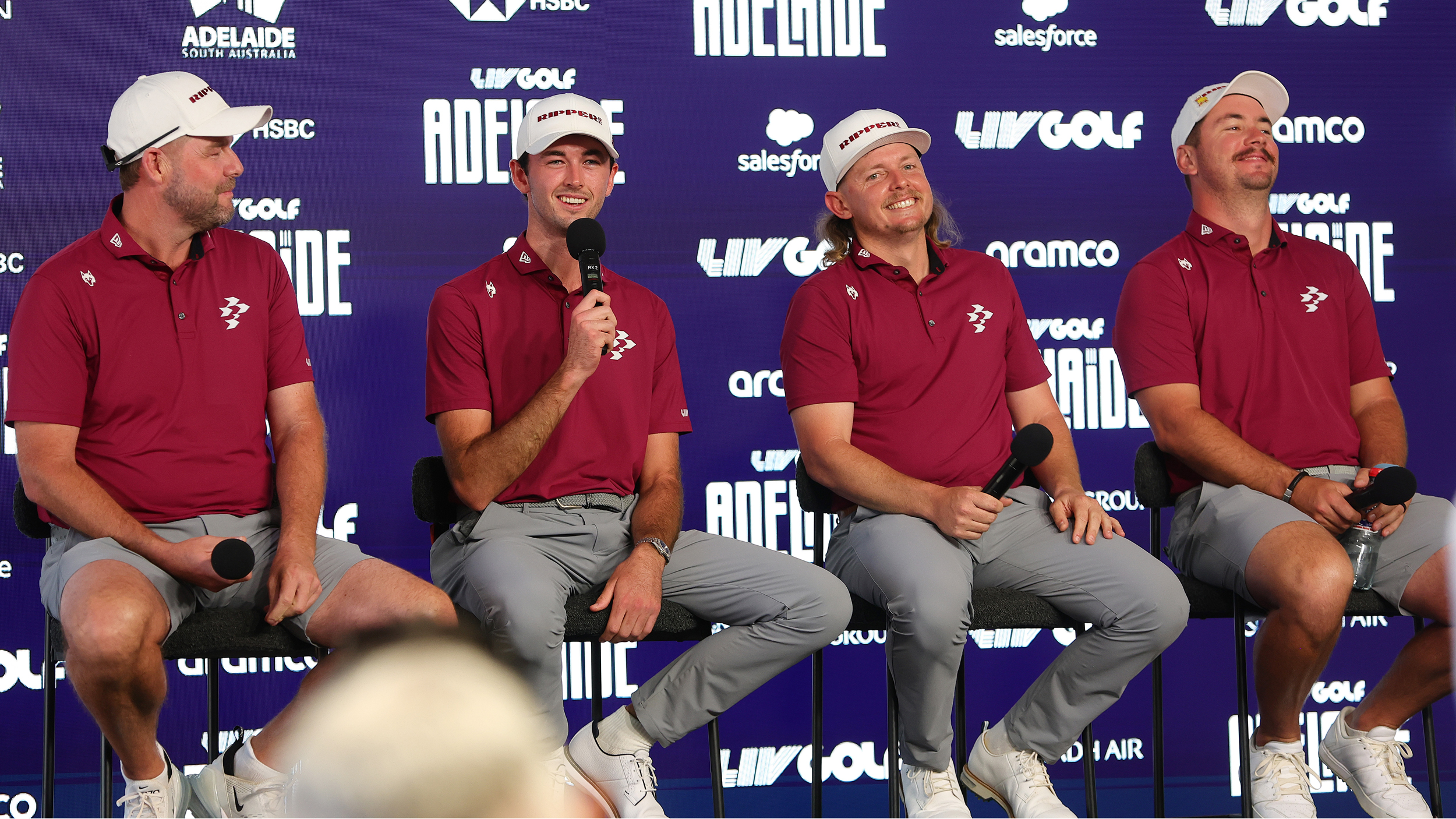 Ripper GC's 2026 line-up in a press conference ahead of LIV Golf Adelaide 2026