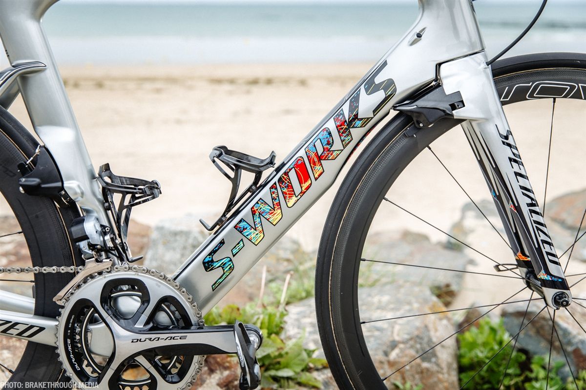 The CERN particle accelerator inspired the colour and design of Kittel's bike