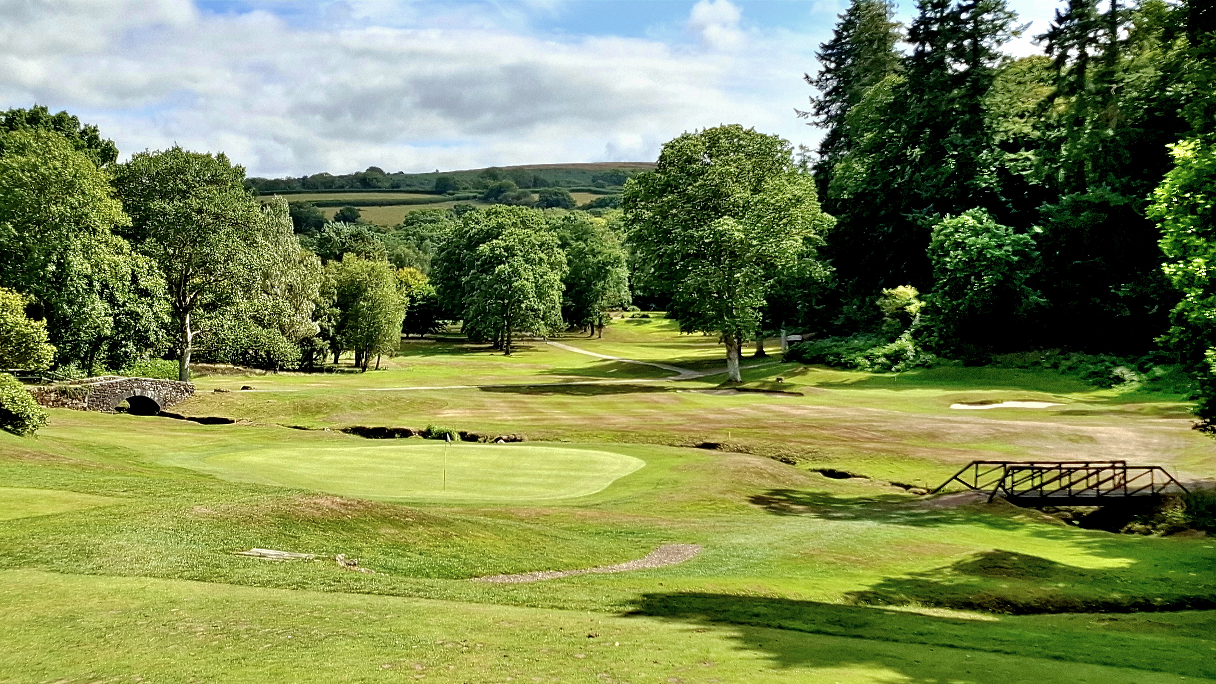 The 5th and 6th holes at Bovey Castle