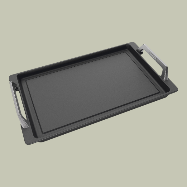 Smeg, Universal Teppanyaki Grill Plate for Use With Selected Gas, Induction, or Ceramic Hobs