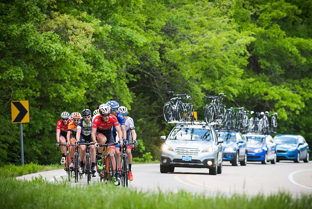 The breakaway got away on the hilly circuit race Joe Martin Stage Race Pro Men - Stage 2