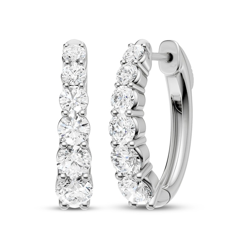 KAY Jewelers, Kay Lab-Grown Diamonds Graduated Hoop Earrings