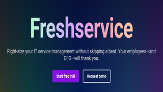 Website screenshot for Freshservice
