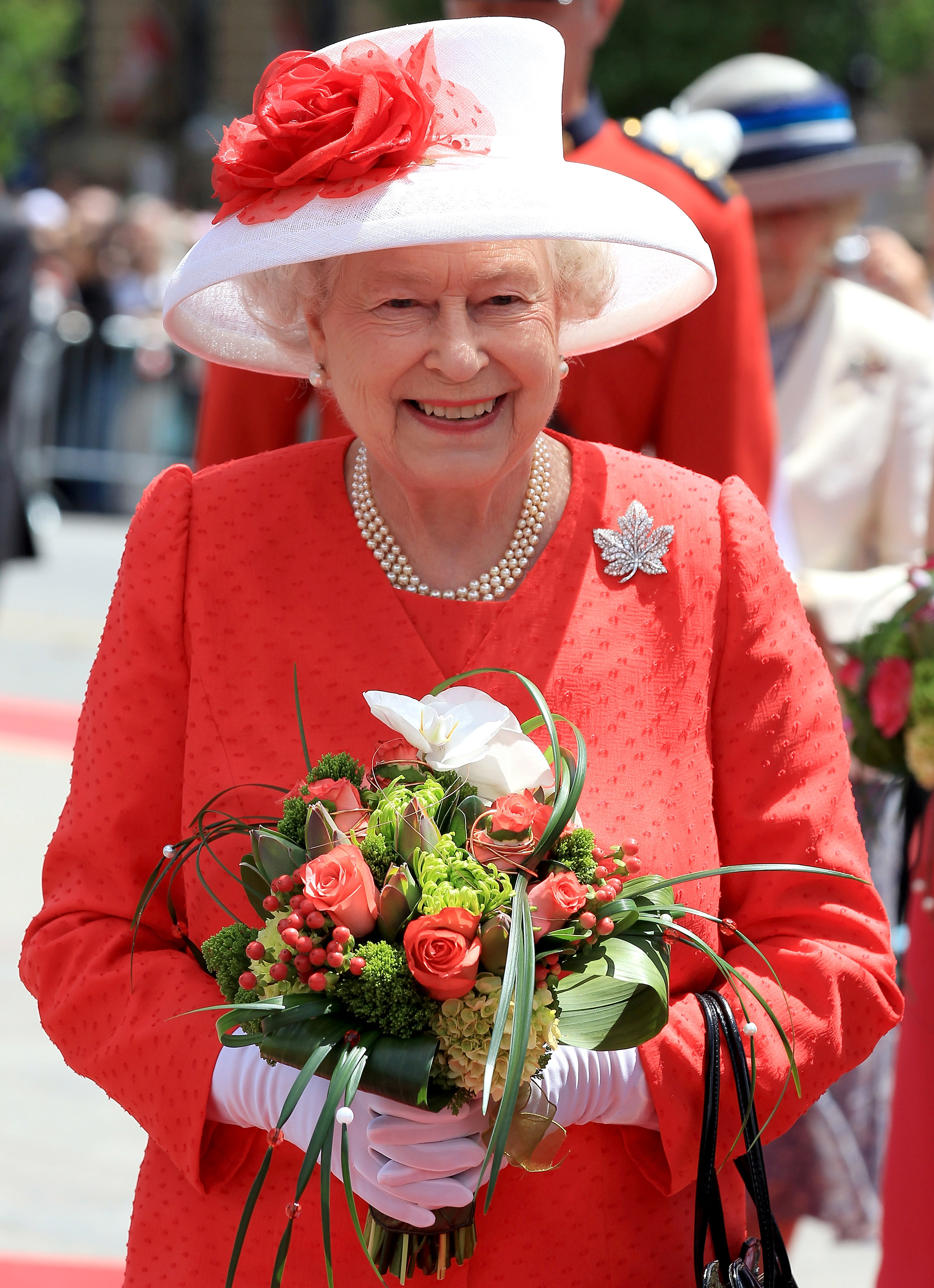 Queen Elizabeth II on July 1, 2010 in Ottawa, Canada.