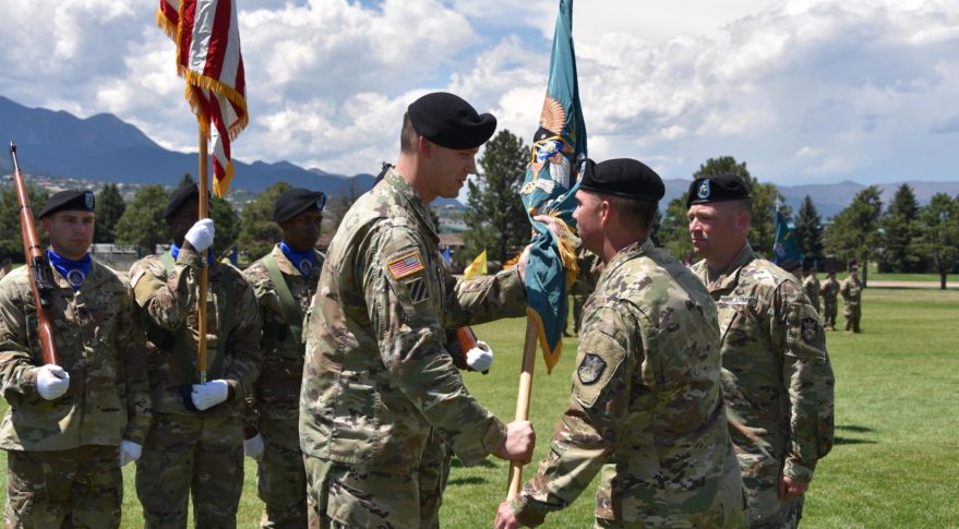 Change of command ceremony