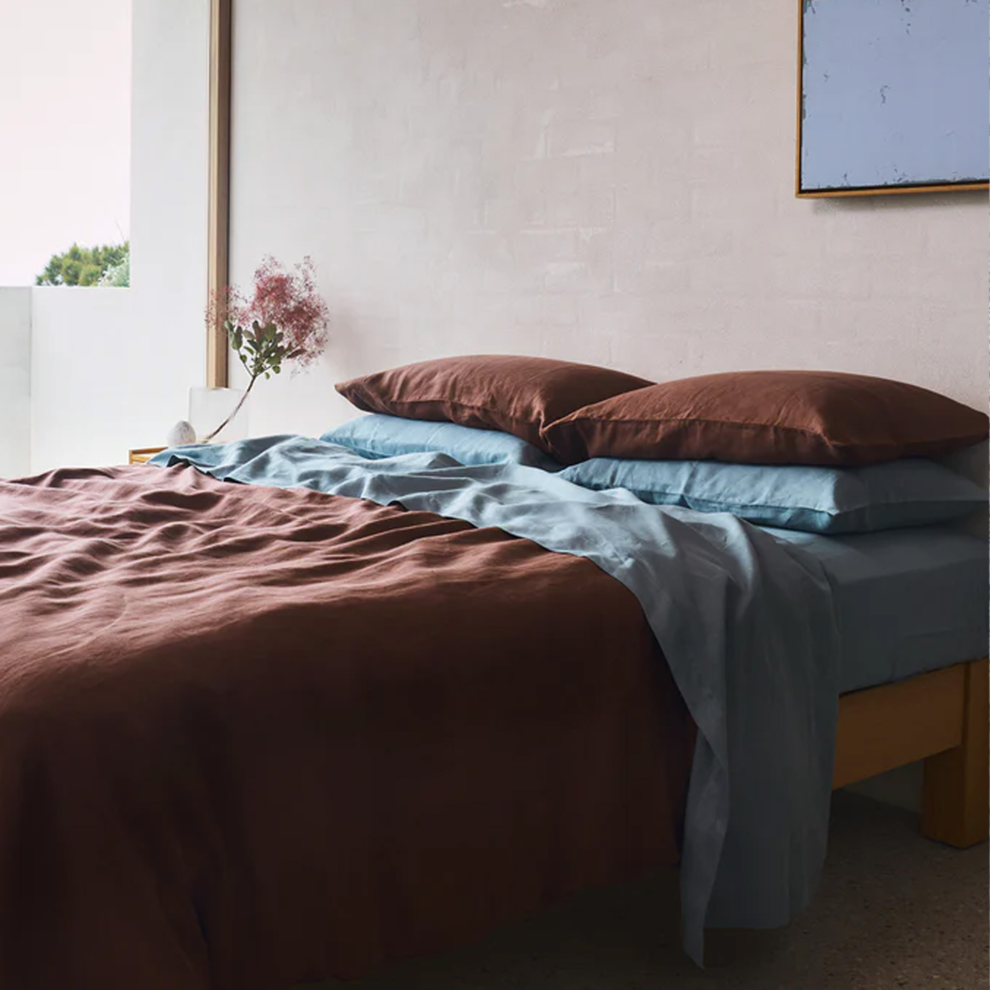 Bed Threads. 100% French Flax Linen bedding