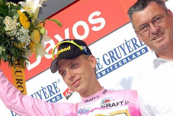 Tony Martin (Team Columbia - Highroad) leads the mountains classification.