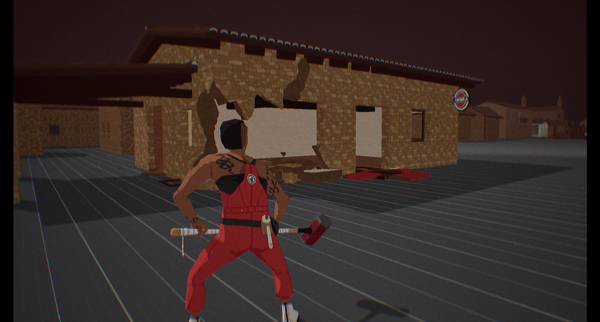 Screens, models and art from an Unreal Engine 5 game about destruction
