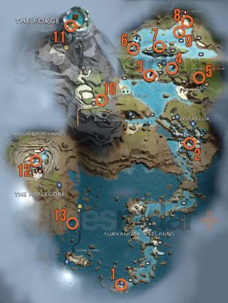God of War Ragnarok ravens svartalfheim map