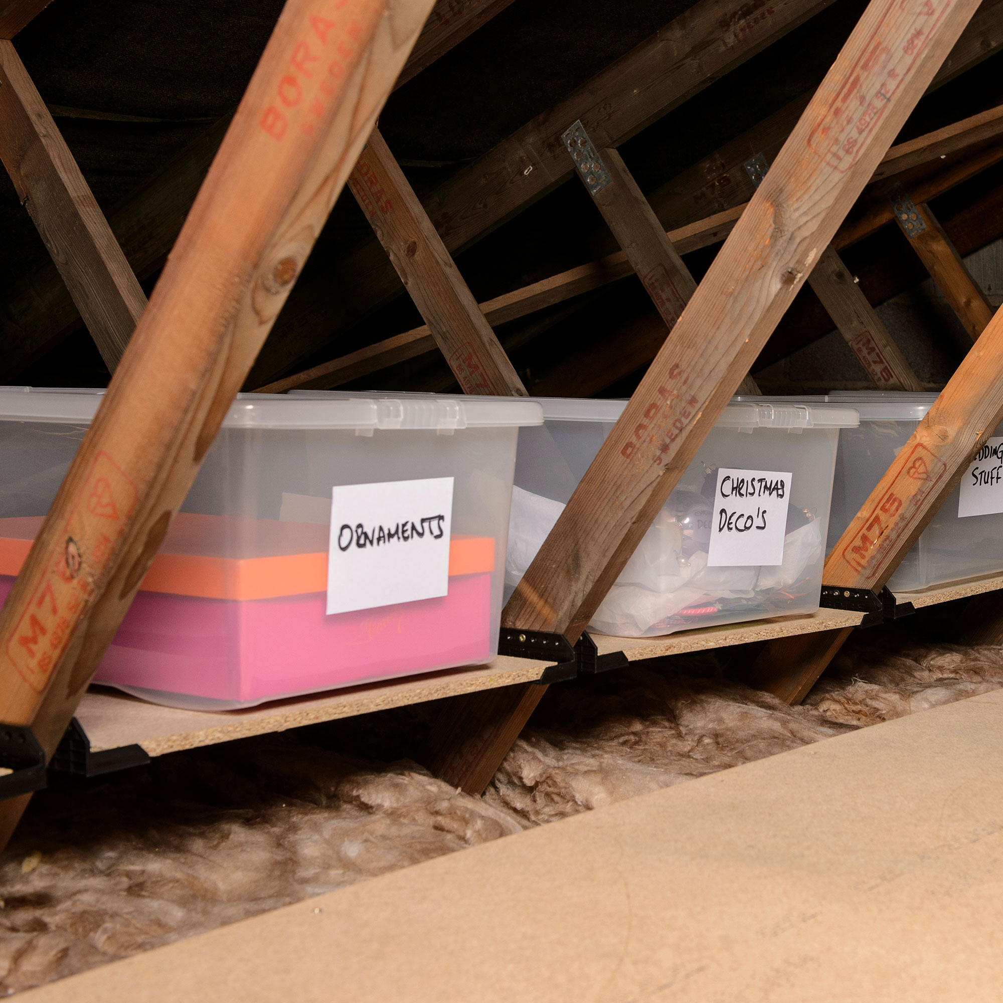 Attics using Loft Leg storage stystems