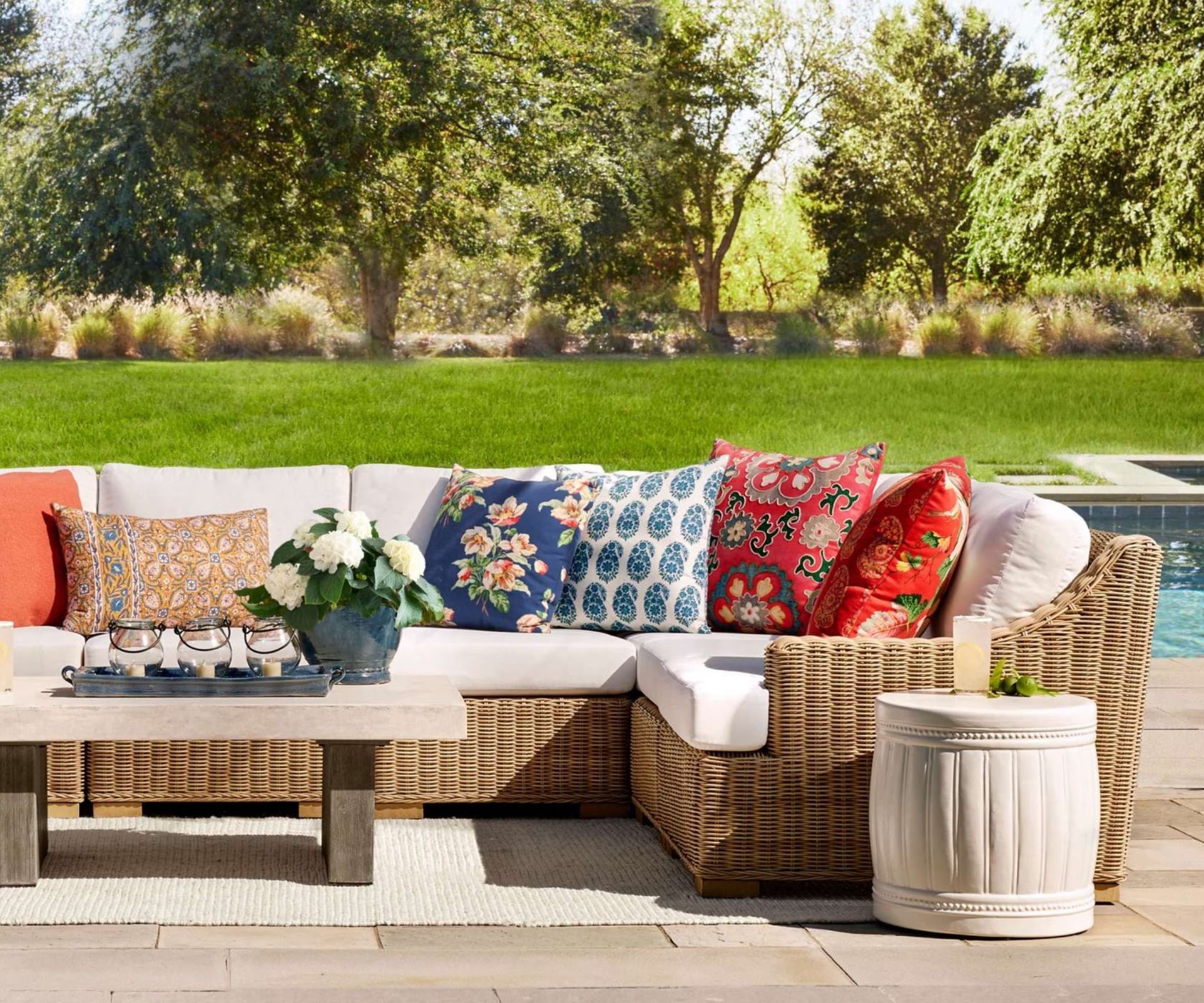 pottery barn outdoor furniture