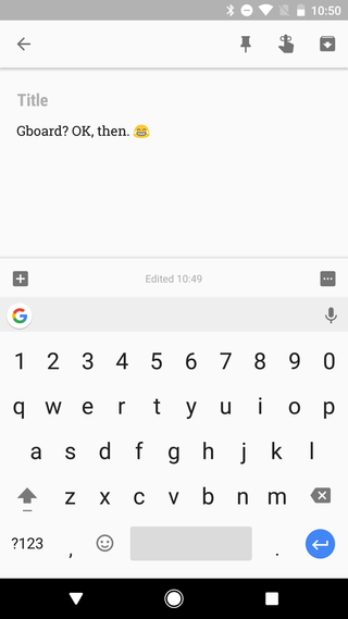 Google Gboard keyboard