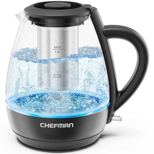 Chefman Electric Kettle With Tea Infuser