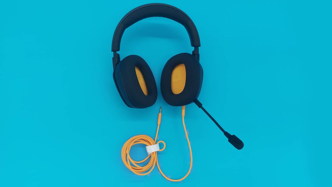 The Glorious GHS Eternal and GHS Eternal RGB wired gaming headsets in white and black, seen from various angles.