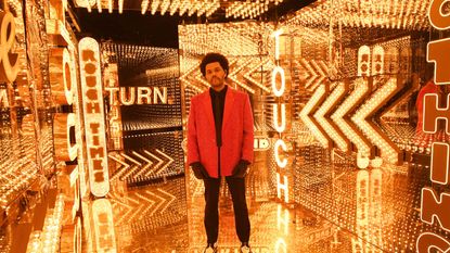 The Weeknd Blinding Lights Red Blazer - The Movie Fashion