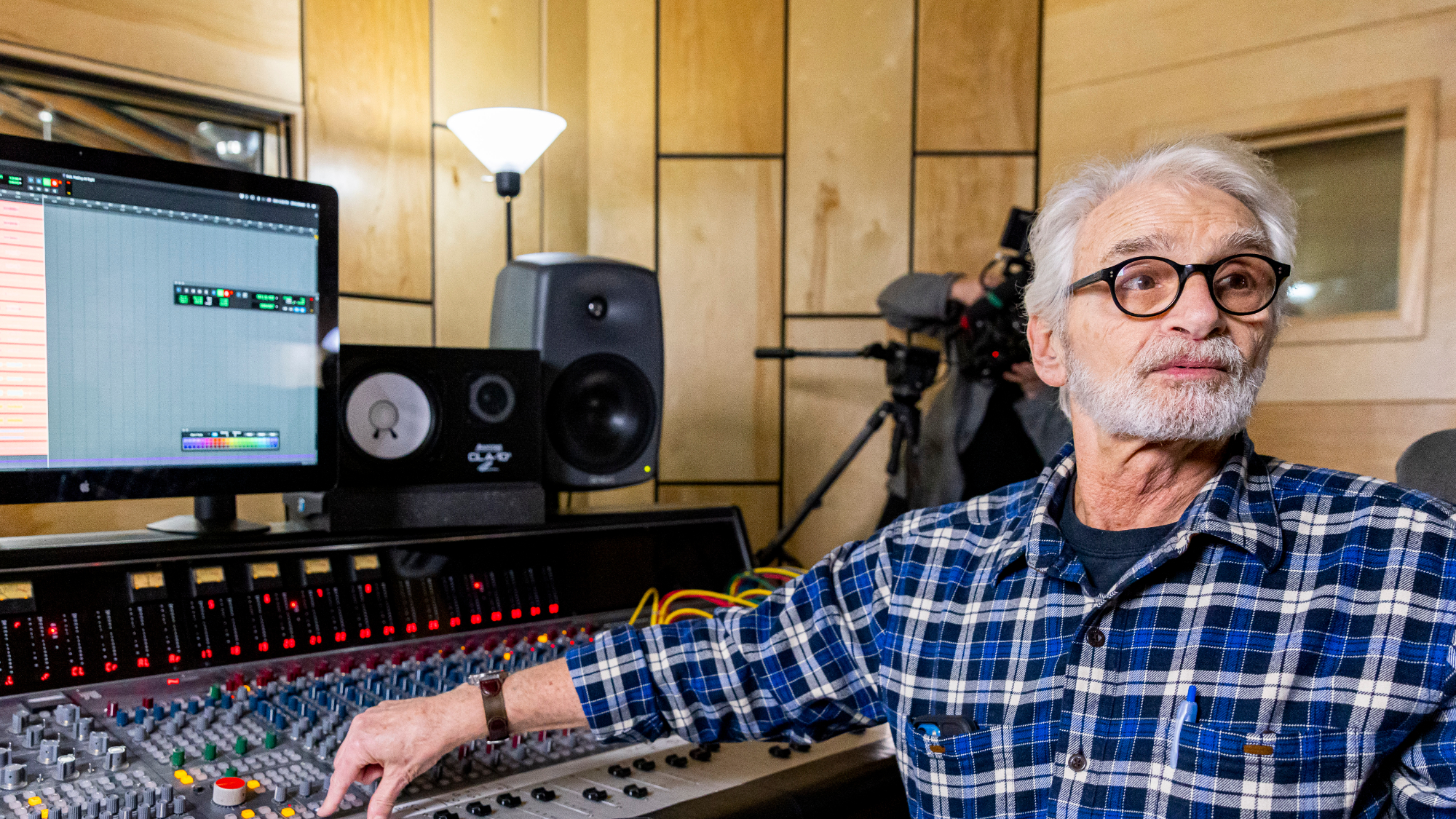 Jack Douglas recording session at Plymouth Rock Studios on February 14, 2022