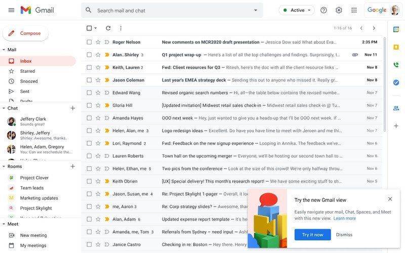 Gmail 2022 Old Ui