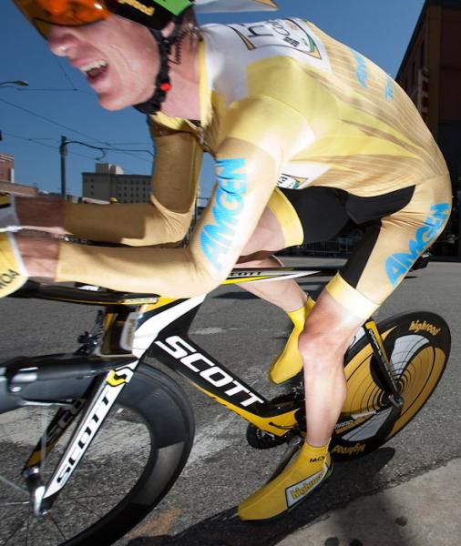 Michael Rogers (HTC-Columbia) turned in the day's second fastest time, setting up a battle royal on the Tour of California's final day tomorrow.