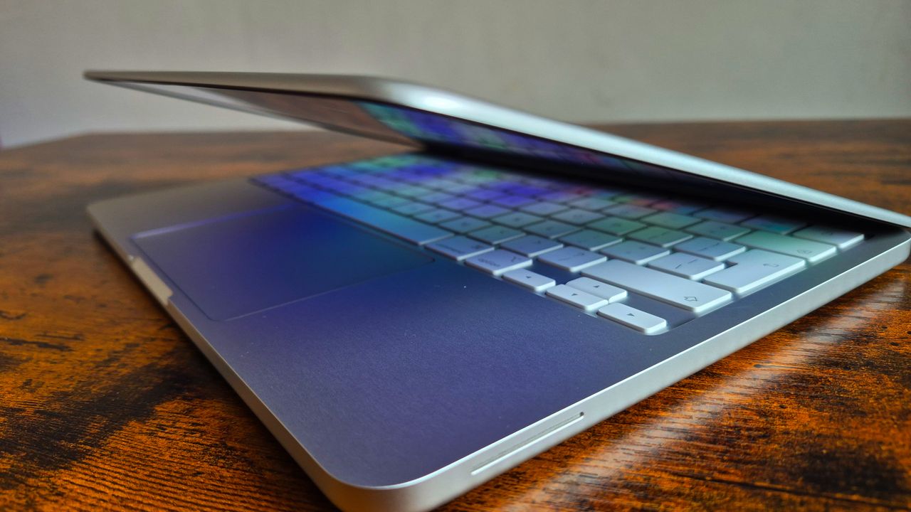 The Apple MacBook Neo on a desk