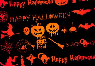 Freaky Halloween font example