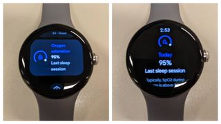 Google Pixel Watch SpO2 sensor readings