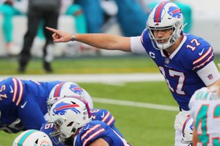 Buffalo Bills quarterback Josh Allen will lead his team against the Indianapolis Colts Saturday, Jan. 9.