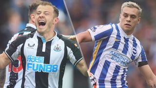 Ryan Fraser of Newcastle United and Leandro Trossard of Brighton could both feature in the Newcastle vs Brighton live stream