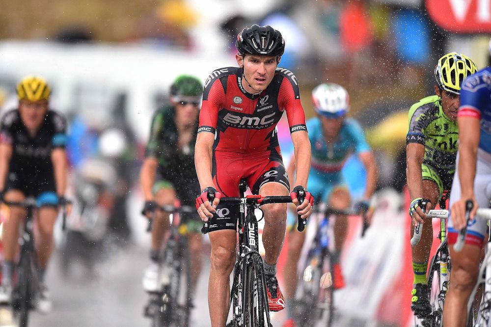 Tejay van Garderen finishes stage 12.