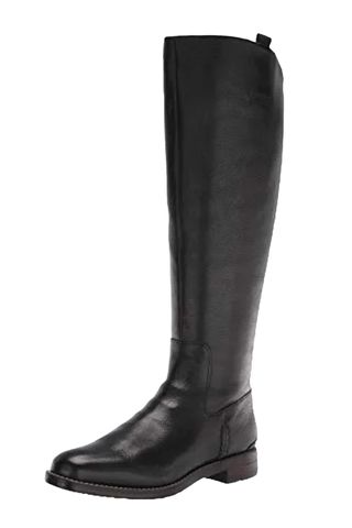  Womens Meyer Knee High Flat Boots Black Leather 7 M