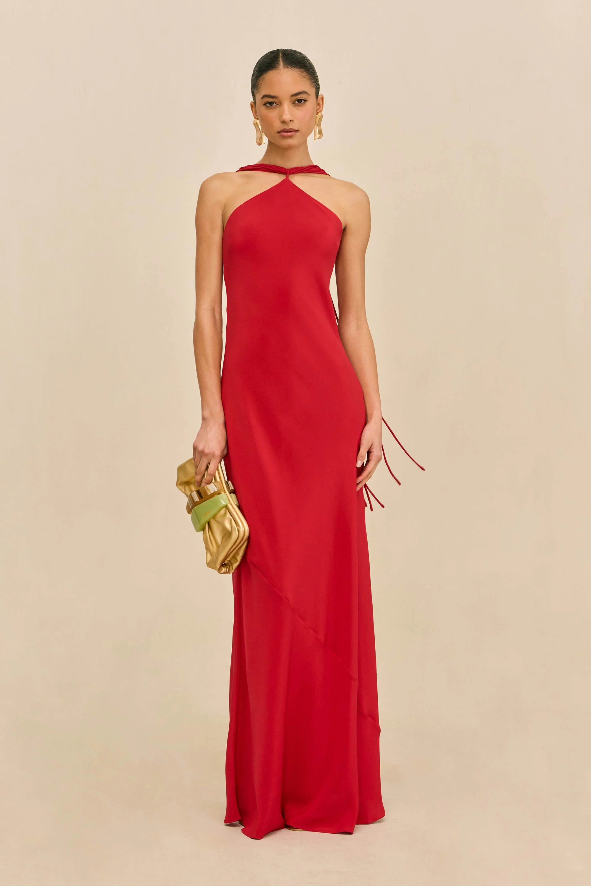 CULT GAIA, Pheobe Gown - Merlot