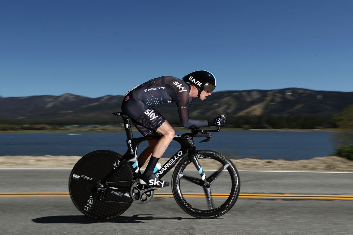 Ian Boswell (Team Sky) unsuccessfully tried to defend his podium position