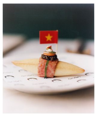 Michelin-starred restaurant Anan Saigon’s elegant take on the banh mi, Vietnam’s famous baguette sandwich