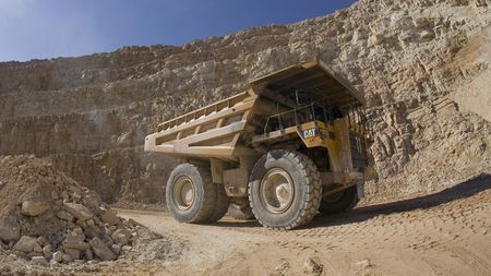 Mining dump truck