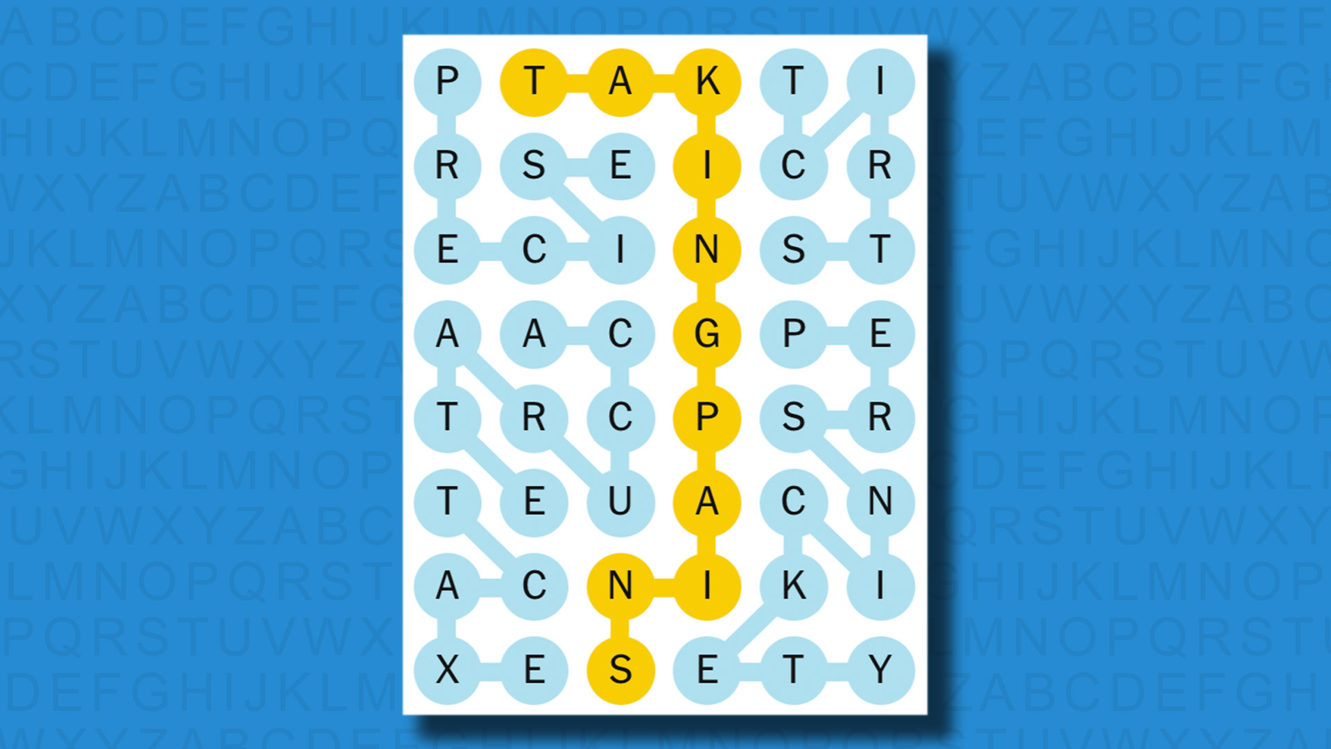 NYT Strands answers for game 513 on a blue background