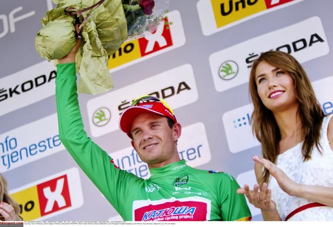Alexander Kristoff in the green jersey