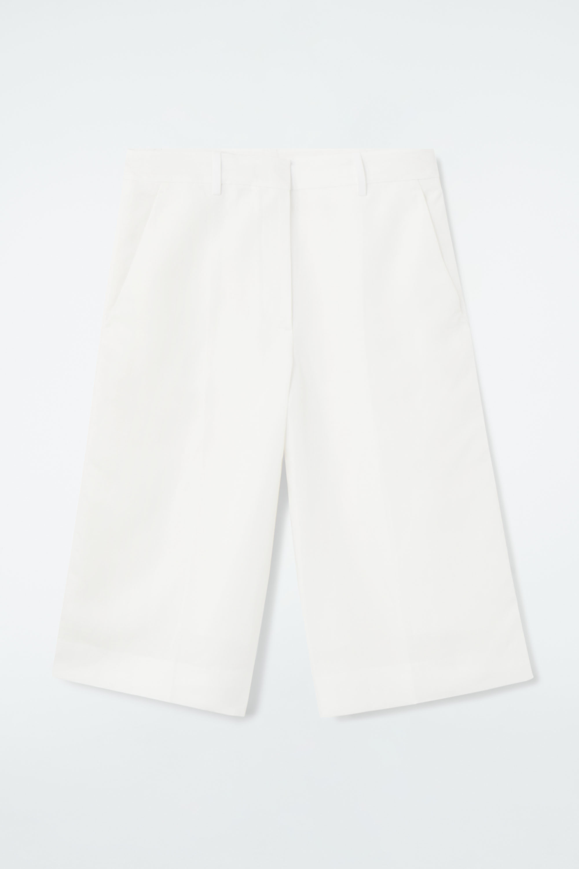 Tailored Knee-Length Shorts