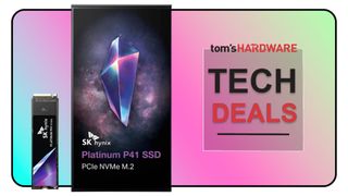 Tech Deals cover featuring an SK hynix Platinum P41