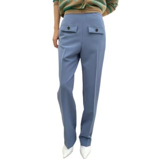 The Frankie Shop blue slacks trousers