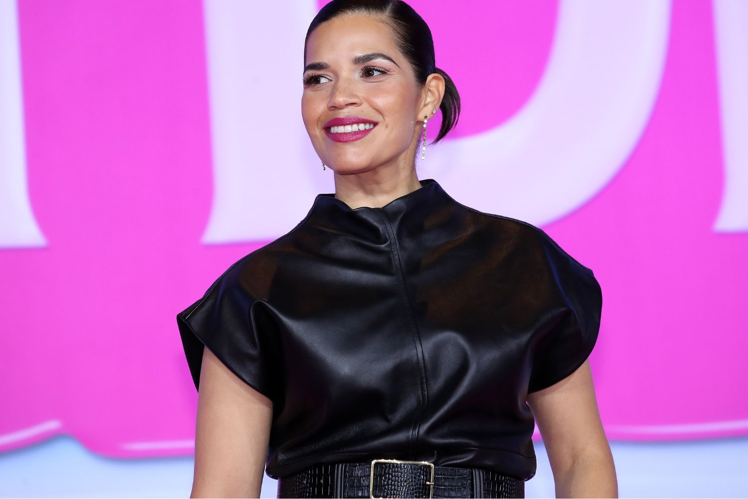 America Ferrera at Barbie Premier in Seol GettyImages-1510332495