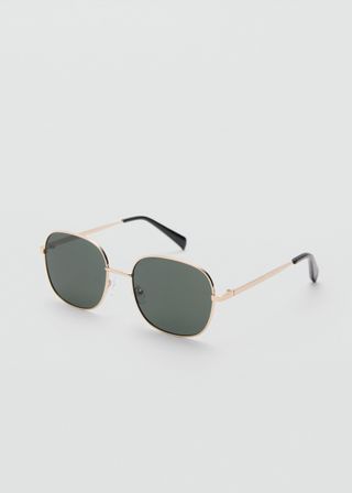 Metallic Frame Sunglasses