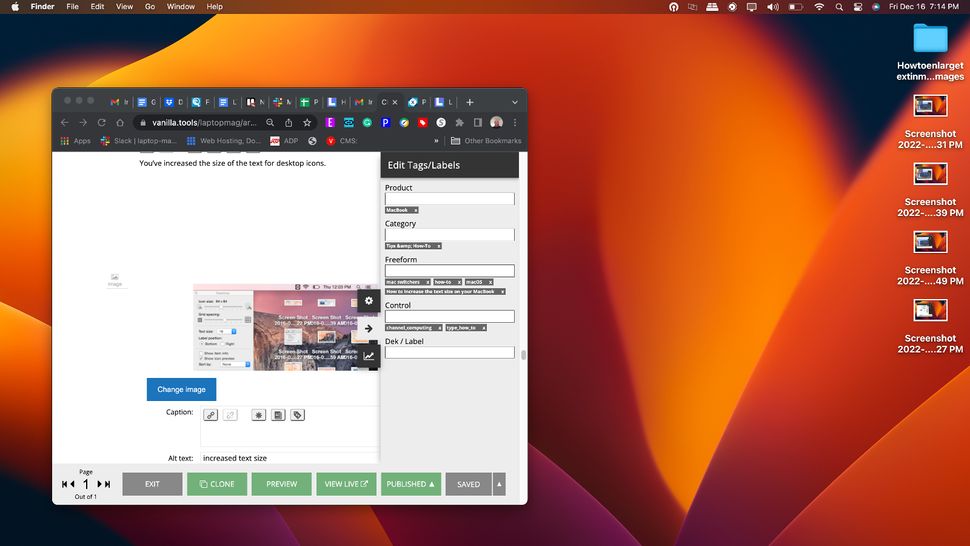 How to increase the text size on your MacBook | Laptop Mag