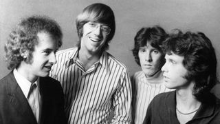 The Doors (l-r): Robby Krieger, Ray Manzarek, John Densmore, Jim Morrison