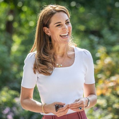 The Princess of Wales smiles during an event in Battersea Park, London.